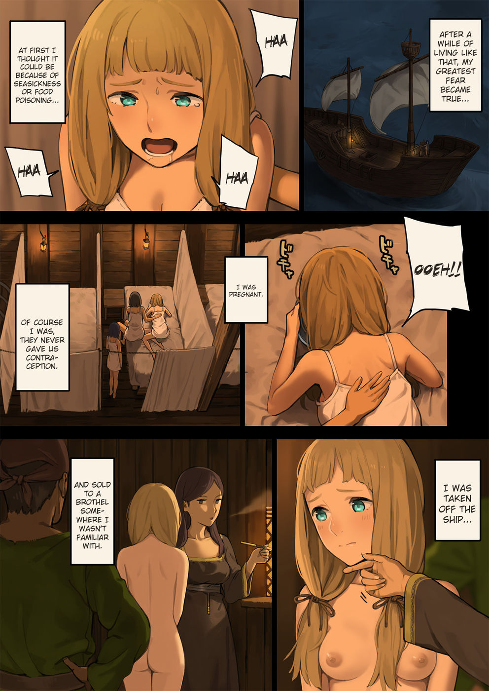 Hentai Manga Comic-I Ran into Bandits in the Forest and Was Captured-Read-18